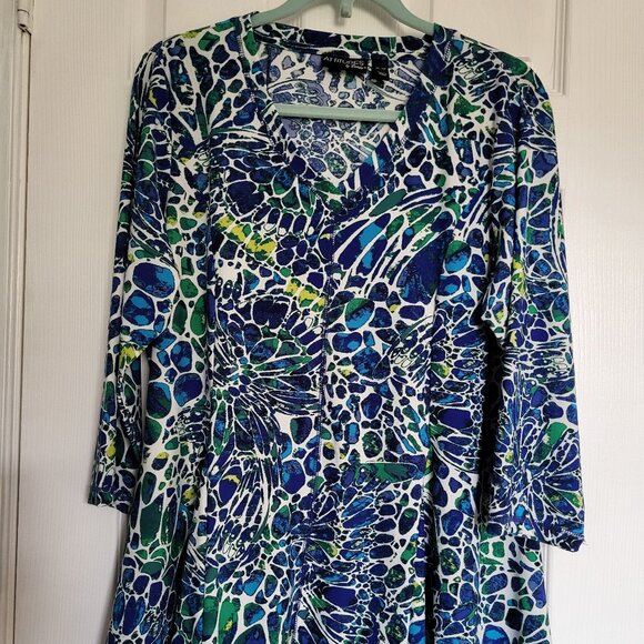 Attetudes by Renee Peplum Top - Picture 1 of 5